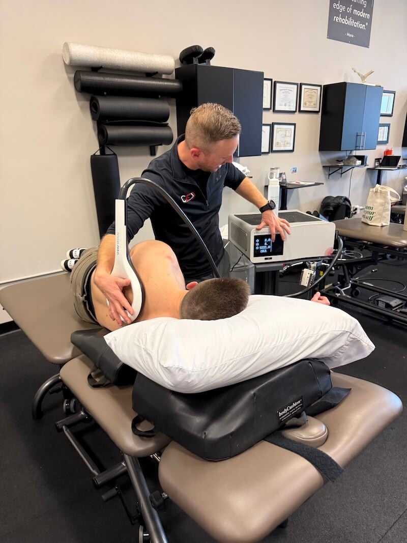 EMTT therapy for back pain treatment — alternate