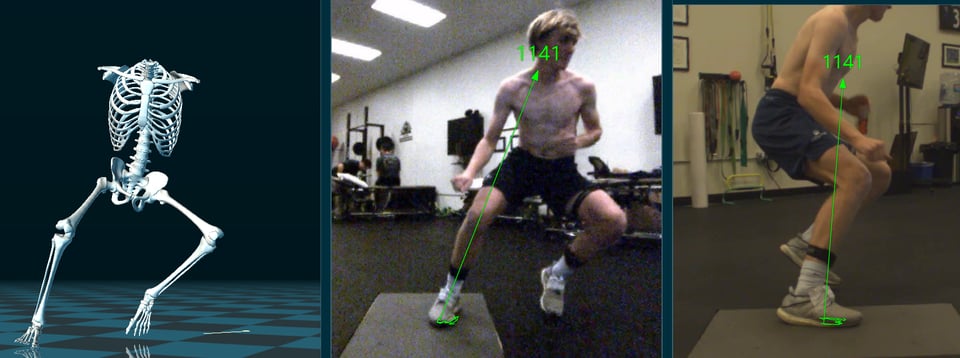 Force plate data visualization for return-to-sport testing