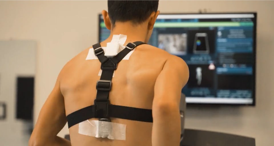 Running gait analysis visual