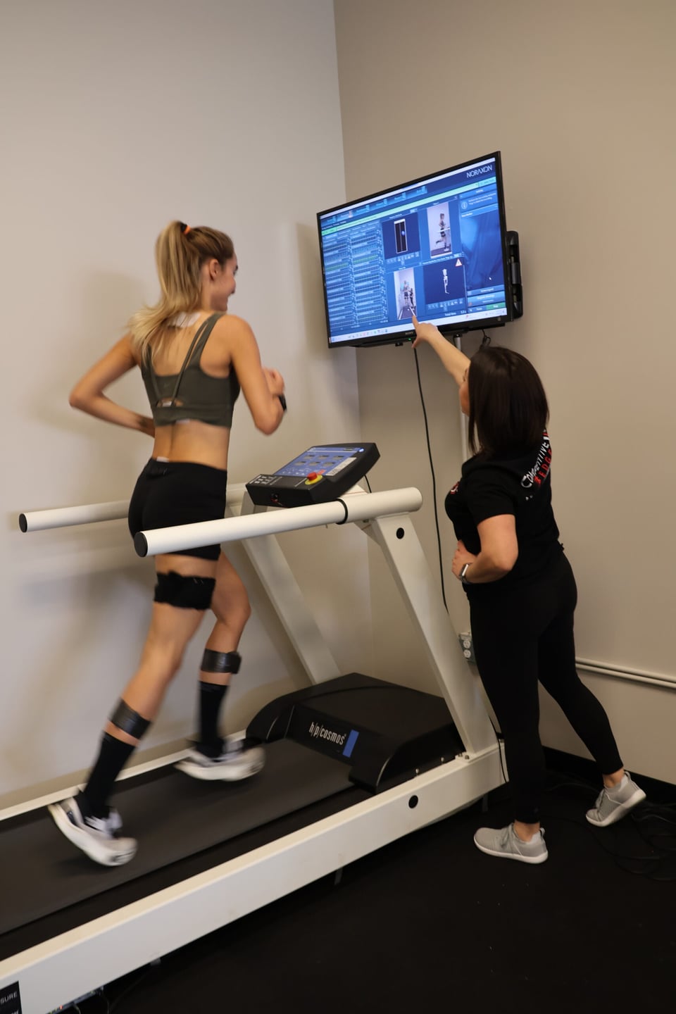 5,000-sensor pressure treadmill in the gait lab